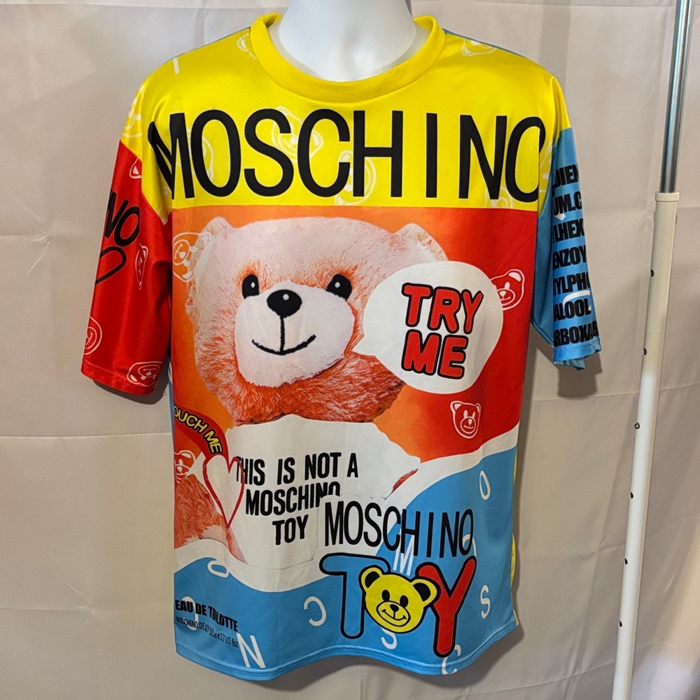 Moschino Colorful Teddy Bear Tee